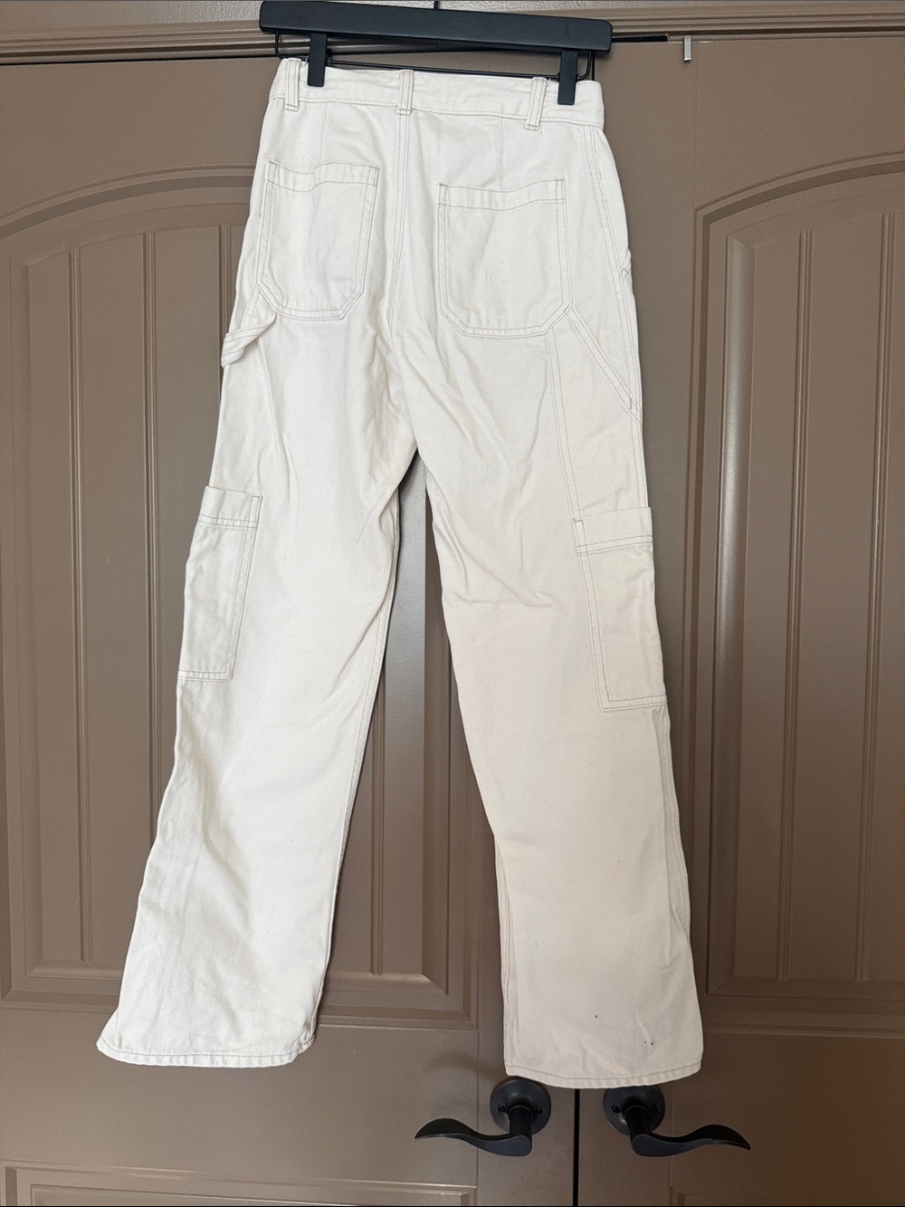 H&M Cream Cargo Pants - Picture 3 of 3